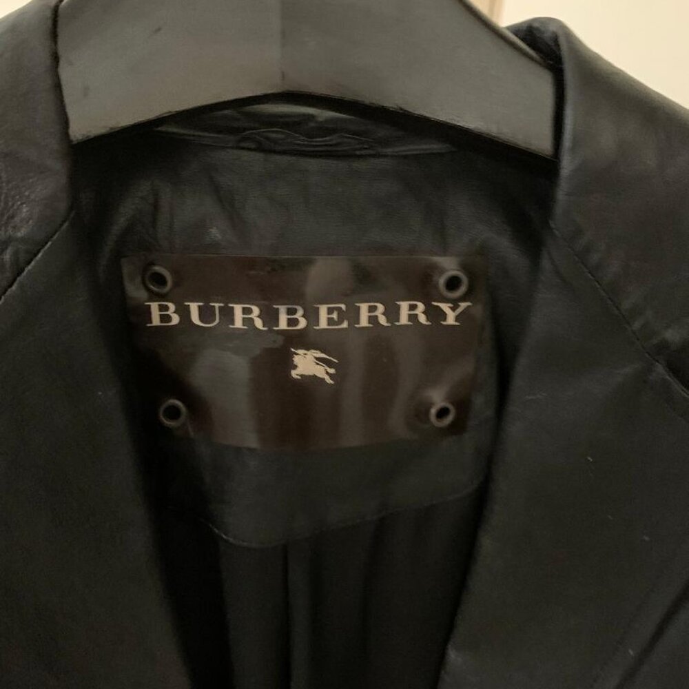 Leather Burberry Jacket